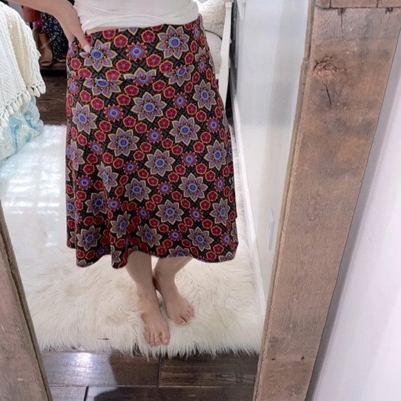 Lularoe floral skirt size xlarge - Picture 2 of 7